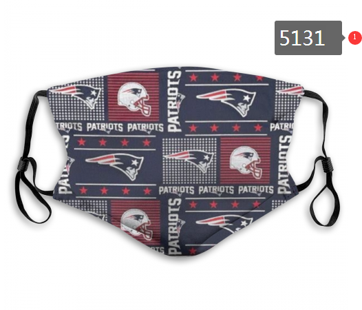 2020 NFL New England Patriots #2 Dust mask with filter
